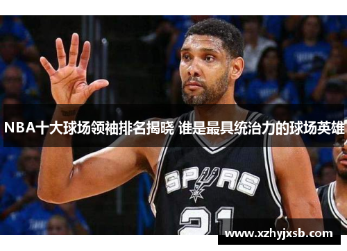 NBA十大球场领袖排名揭晓 谁是最具统治力的球场英雄